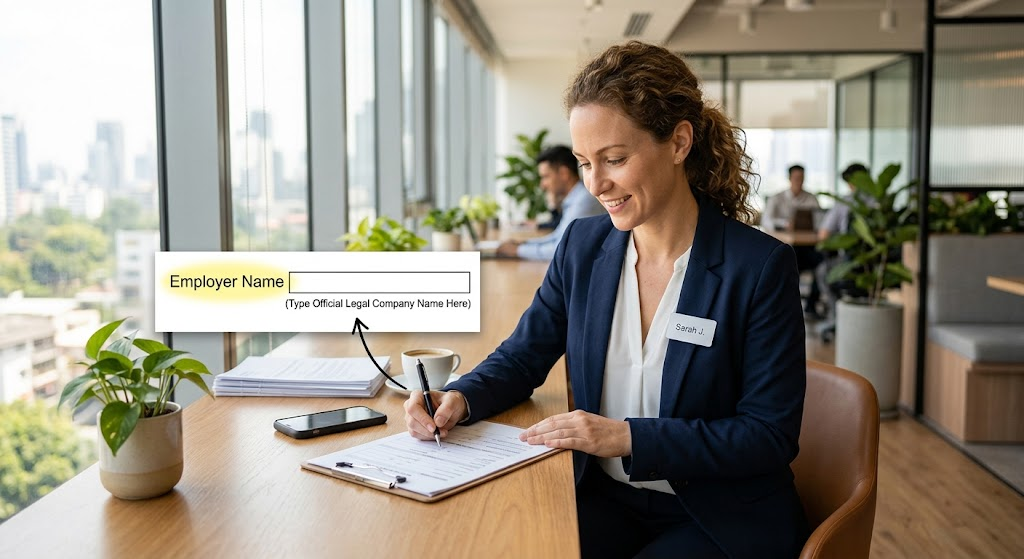 what does employer name mean